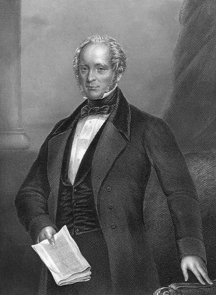 Henry John Temple (1784-1865), 3rd Viscount Palmerston, British stateman, 1857. Artist: DJ Pound