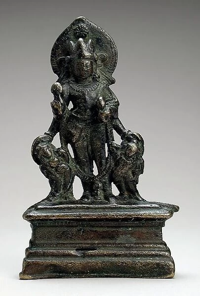 The Hindu God Vishnu, 9th century or 10th century. Creator: Unknown