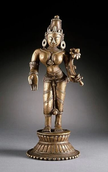 The Hindu Goddess Shri Lakshmi, 17th-18th century. Creator: Unknown