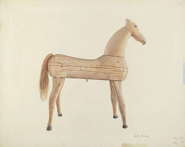 Hobby Horse, 1935 / 1942. Creator: Adele Brooks