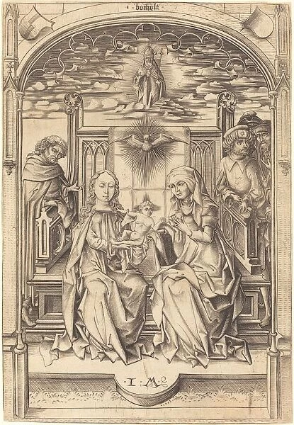 The Holy Family, c. 1475  /  1480. Creator: Israhel van Meckenem