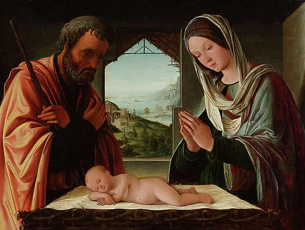 The Holy Family or Christmas, c.1494. Creator: Costa, Lorenzo (1460-1535)