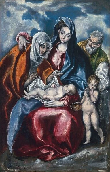 The Holy Family with Saint Anne and the Infant John the Baptist, c. 1595  /  1600