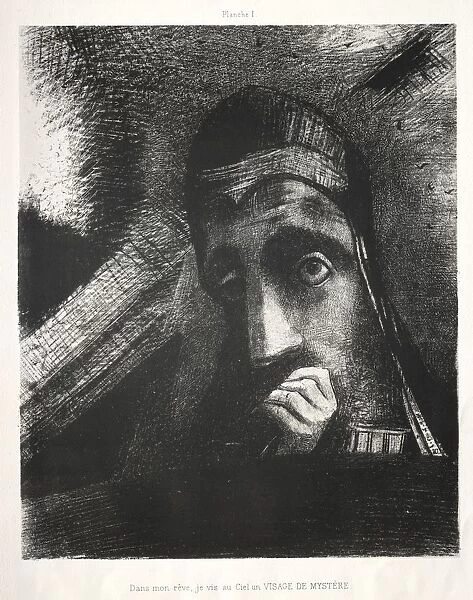 Homage to Goya, 1885. Creator: Odilon Redon (French, 1840-1916);Lemercier & Cie