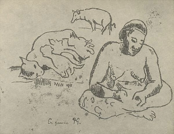 At Home, 1936. Artist: Paul Gauguin