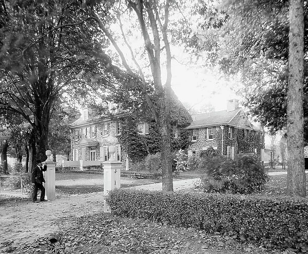 Home of Gen. Anthony Wayne, Paoli, near Philadelphia, Pa. between 1900 and 1910. Creator: Unknown