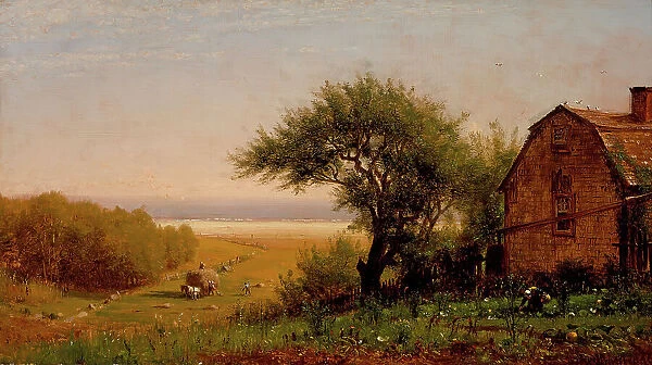 A Home by the Seaside (image 2 of 2), c1872. Creator: Worthington Whittredge