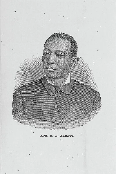 Hon. B. W. Arnett, 1886. Creator: Folger