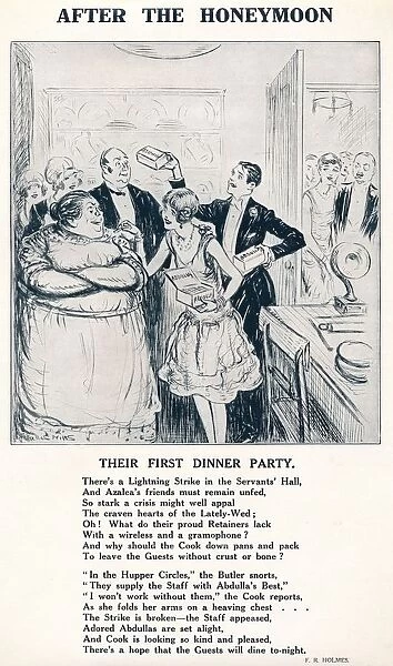 After the Honeymoon - Their first dinner party, 1927
