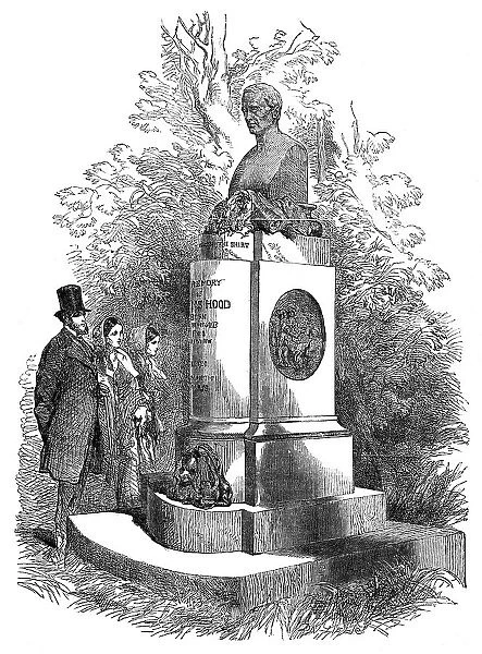The Hood Memorial, at Kensal-Green, 1854. Creator: Unknown