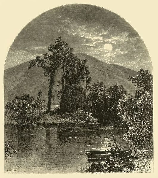 Hoosac River, North Adams, 1874. Creator: W. H. Morse
