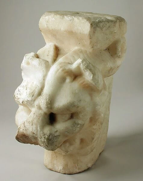Horned Lion's Head, c.150 B.C.-A.D. 225 or later. Creator: Unknown