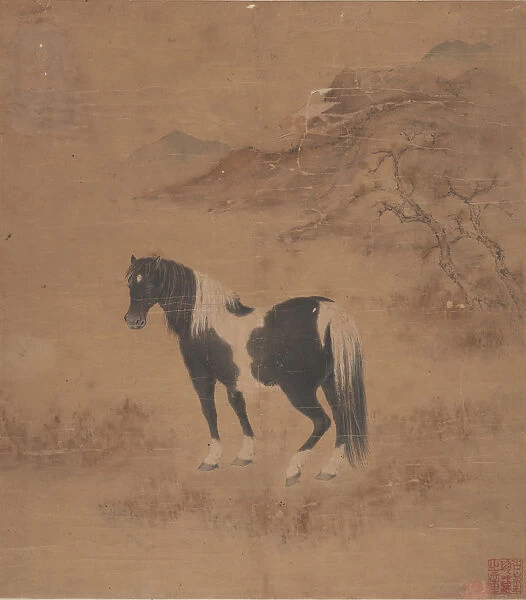 Horse and Landscape. Creator: Unknown