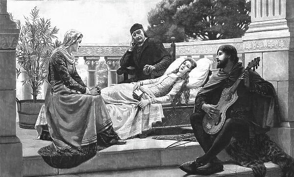 'How Lisa Loved The King'; 'Lisa, the only child of a rich merchant of Palermo, 1890. Creator: Unknown. 'How Lisa Loved The King'; 'Lisa, the only child of a rich merchant of Palermo, 1890. Creator: Unknown