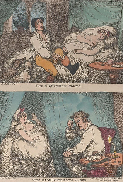 The Huntsman Rising; The Gamester Going to Bed, [July 31, 1809]