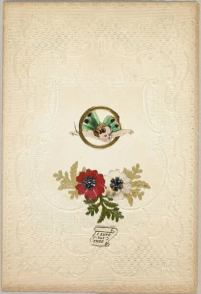 I Love but Thee (Valentine), c.1840. Creator: Unknown
