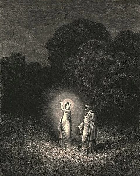 I, who now bid thee on this errand forth, am Beatrice, c1890. Creator: Gustave Doré