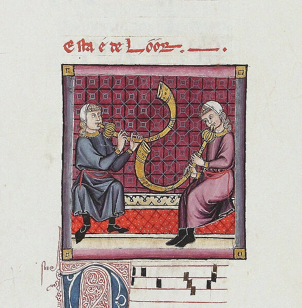 Illustration from the codex of the Cantigas de Santa Maria, c. 1280. Creator: Anonymous
