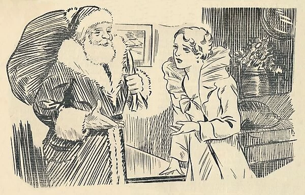 Illustration from The Mystification of Santa Claus, 1936. Creator: Unknown