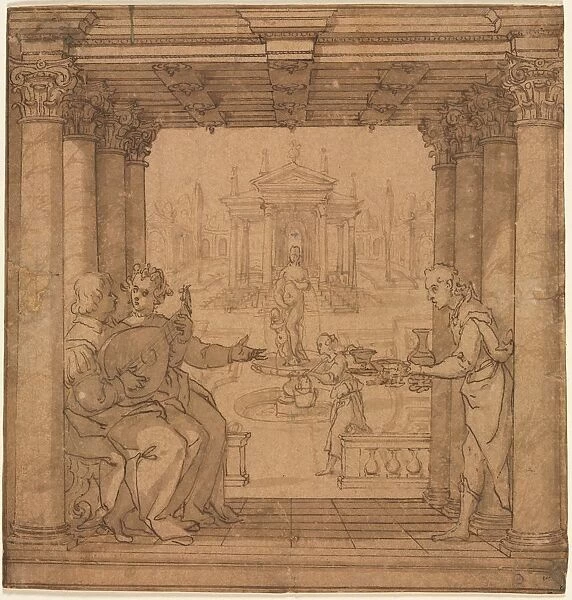 Illustration from Torquato Tassos Gerusalemme Liberata, 1586-1590. Creator: Bernardo Castello