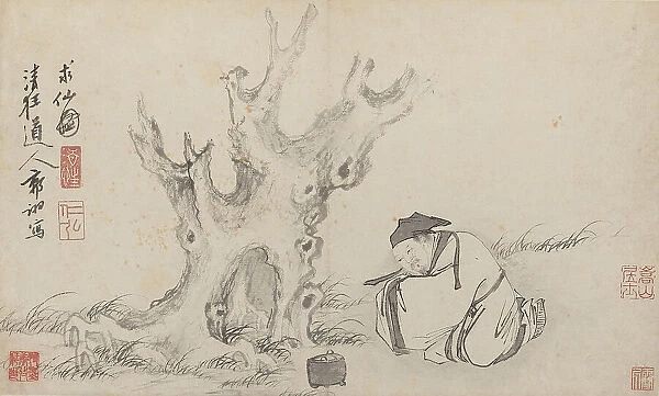 Immortal Qiu Chuji (1148-1227), 1503. Creator: Guo Xu (1456-c. 1529)