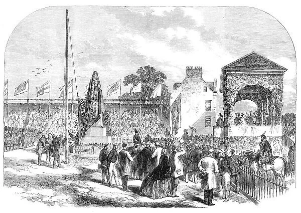 Inauguration of the statue of the late Prince Consort, in the presence of Her Majesty, ... 1864. Creator: Mason Jackson