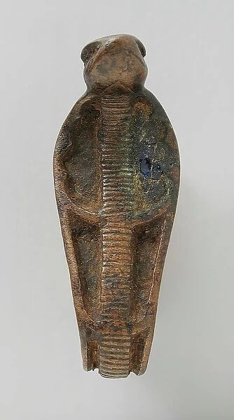 Inlaid Bronze Cobra Element (image 2 of 2), Late Period-Ptolemaic Period (664-30 BCE). Creator: Unknown