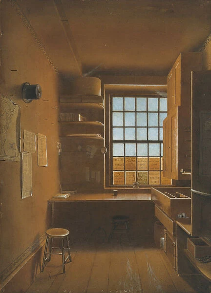 Interior of a Lottery, 1821. Creator: James Kidder