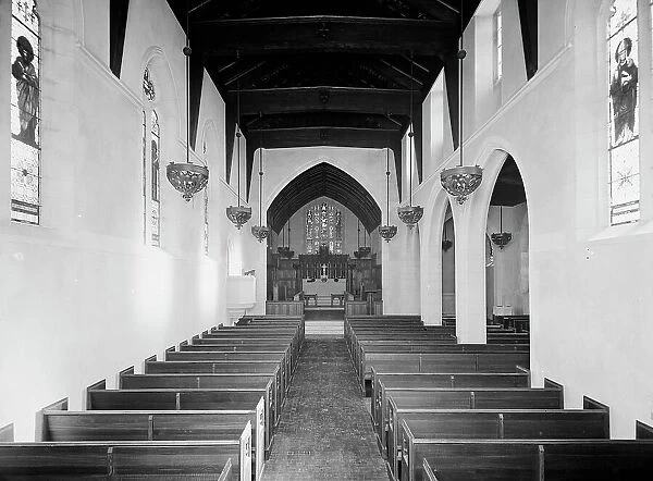 Interior, St. Mary's Church, Walkerville, Ont. between 1900 and 1905. Creator: Unknown