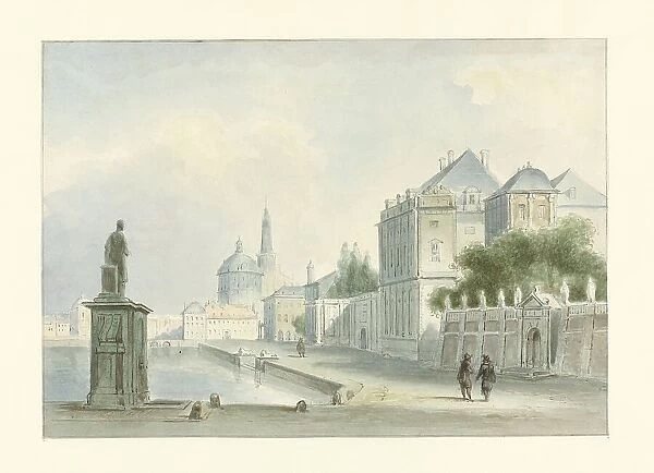 Italian cityscape, 1800-1880. Creator: Bartholomeus Johannes van Hove