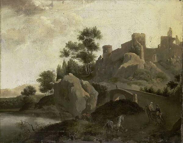 Italian Landscape, 1680-1720. Creator: J. G. Schieblius