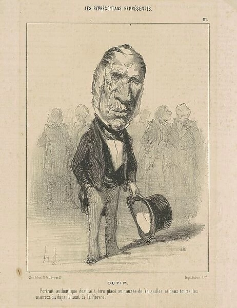 J. Jacques Dupin, 19th century. Creator: Honore Daumier