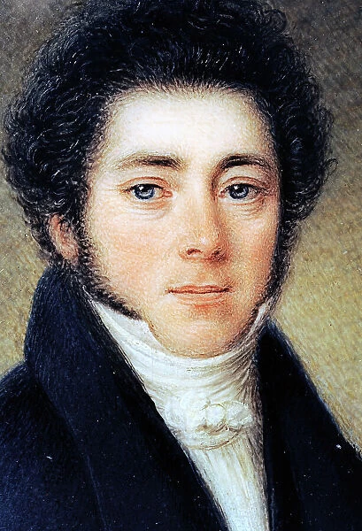 Jacob Gödecke (1757-1823), sugar mill owner in Södermalm in Stockholm, 1822. Creator: Anders Gustaf Andersson