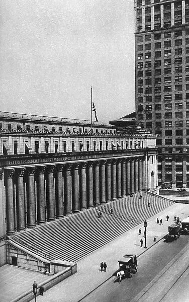 James Farley Post Office building, New York City, USA, c1930s. Artist: Ewing Galloway