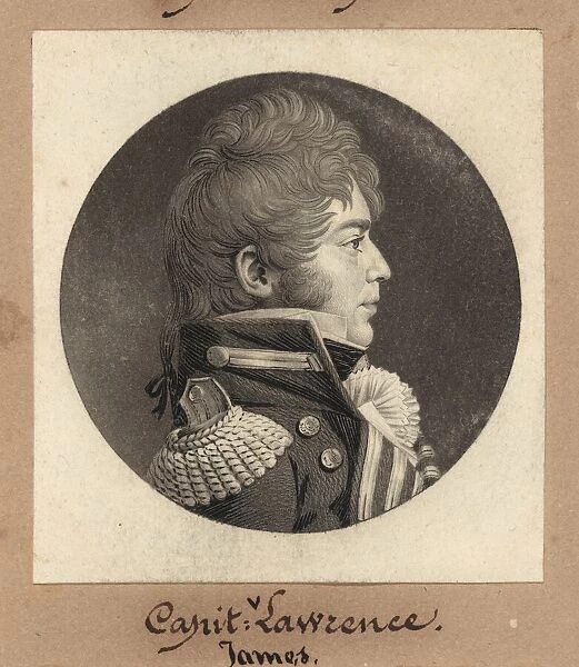 James Lawrence, 1810. Creator: Charles Balthazar Julien Fevret de Saint-Memin