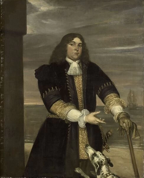 Jan van Gelder (1647-73), Naval Captain, Stepson of Michiel Adriaensz de Ruyter, 1668. Creator: Jan Lievens