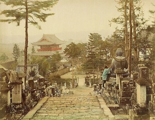 Japanese graves, 1865. Creator: Unknown