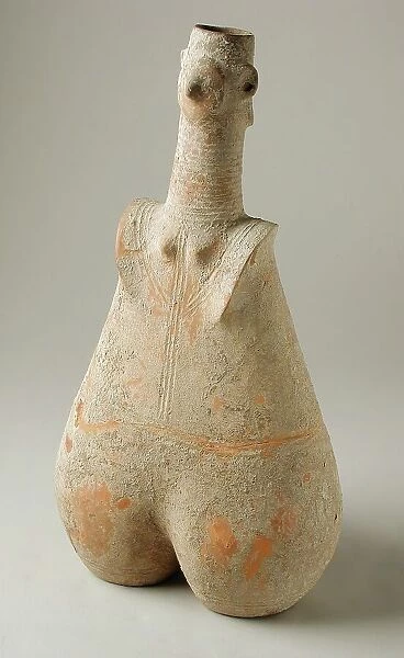 Jar in the Form of a Female Statuette, between c.1350 and c.800 B.C.. Creator: Unknown