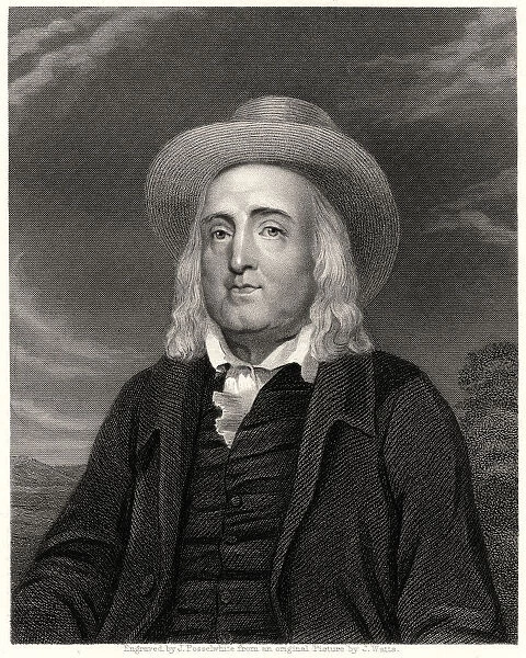 Jeremy Bentham, 19th century. Artist: James Posselwhite