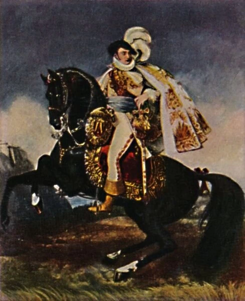 Jerome Bonaparte 1784-1860. - Gemalde von Gros, 1934