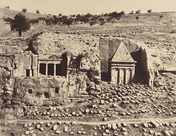Jerusalem. Tombeaux de St Jacques et de Zacharie, 1860 or later