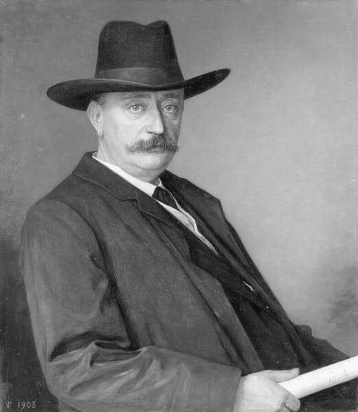 Johannes Martinus Messchaert (1857-1922), singer and singing teacher, 1903. Creator: Jan Veth