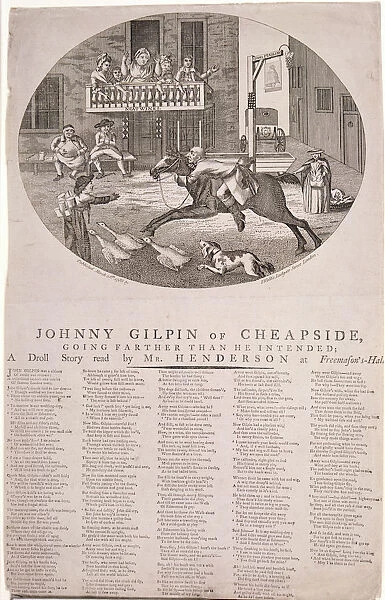 John Gilpin in Edmonton, London, 1785