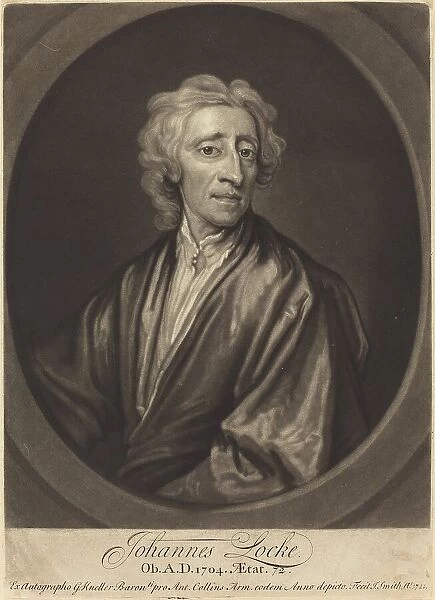 John Locke, 1721. Creator: John Smith