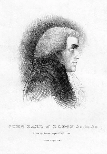 John Scott (1751-1838), 1st Earl of Eldon, Lord high Chancellor of Great Britain, 19th century