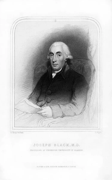 Joseph Black, Scottish physicist and chemist, (1870). Artist: J Rogers
