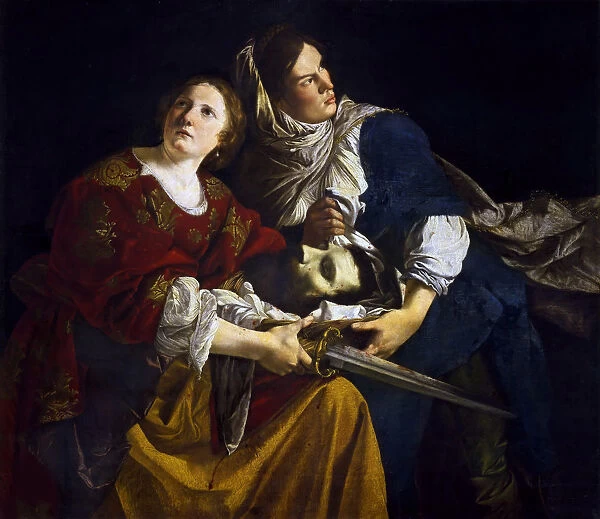 Judith and Her Maidservant with the Head of Holofernes, c. 1610. Creator: Gentileschi