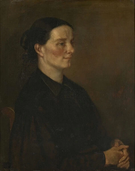 Juliette Courbet, 1873-1874. Creator: Courbet, Gustave (1819-1877)