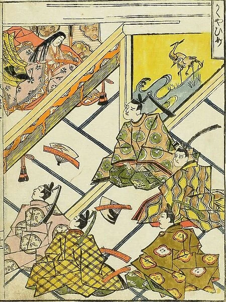 Kaguya Hime, 17th century. Creator: School of Suzuki Harunobu