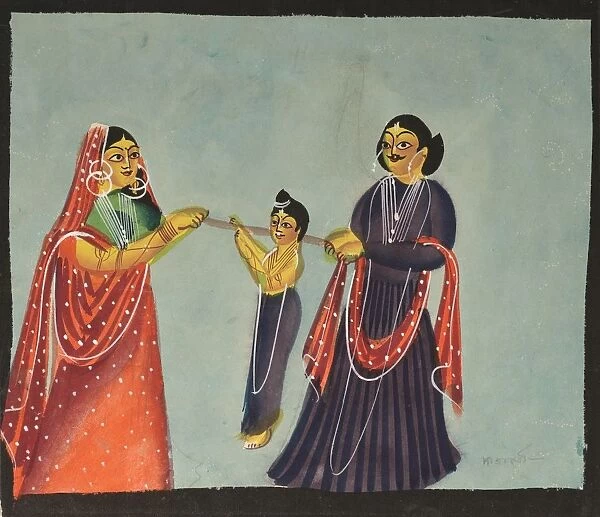 Kalighat Painting, 1800s. Creator: Unknown